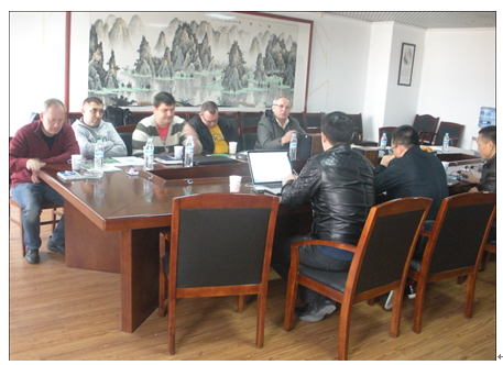 俄羅斯PPGK公司客商來公司參觀、考察